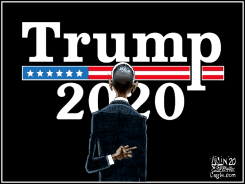 FORMER PRESIDENT UPSETS CURRENT PRESIDENT by Terry Mosher