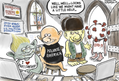 RUSSIAN TROLLS AND COVID by Jeff Koterba
