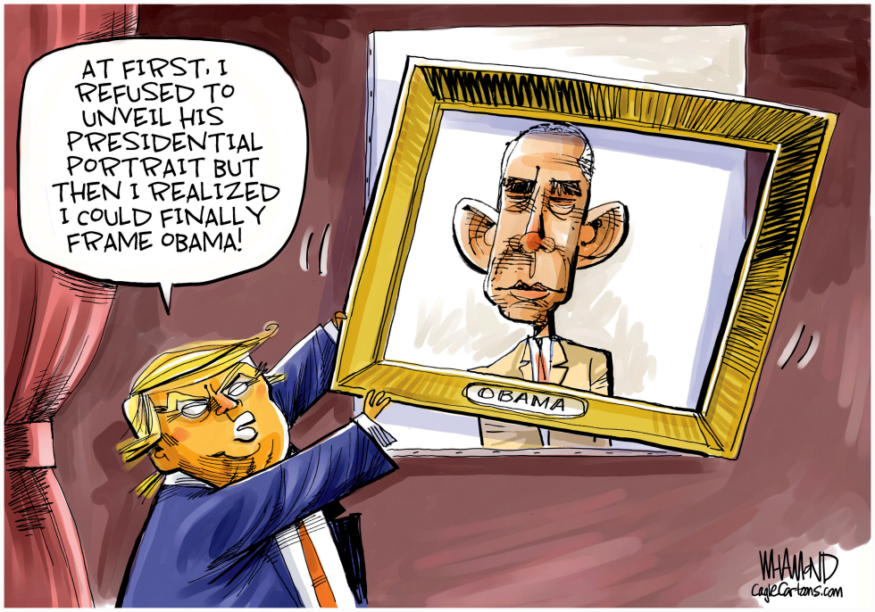 Obama presidential portrait unveiled