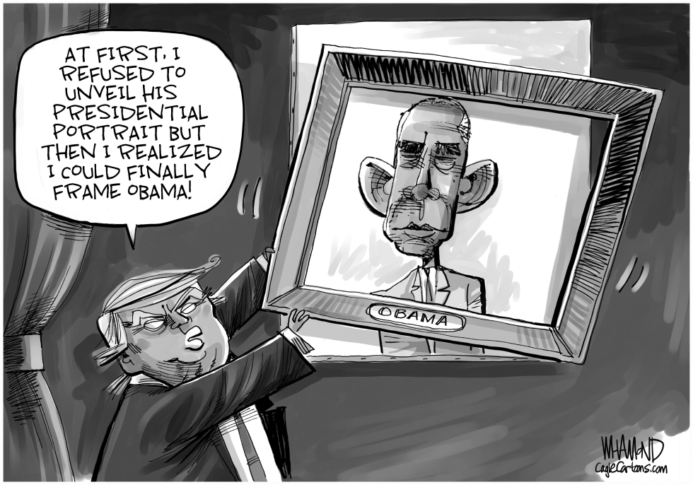 Obama presidential portrait not unveiled