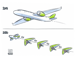 PLANES AND COVID-19 by Gatis Sluka