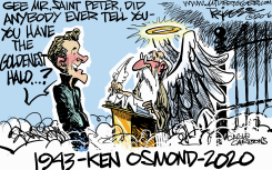 KEN OSMOND -RIP by Milt Priggee