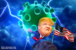 ATLAS CORONA TRUMP by Bart van Leeuwen