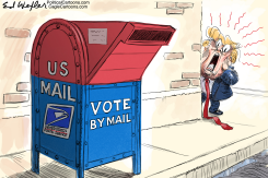 TRUMP MAIL IN VOTING by Ed Wexler