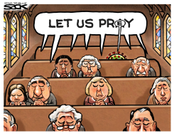 CHURCH PEW VIRUS by Steve Sack