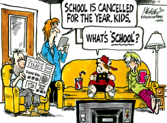SCHOOL OUT by Steve Nease