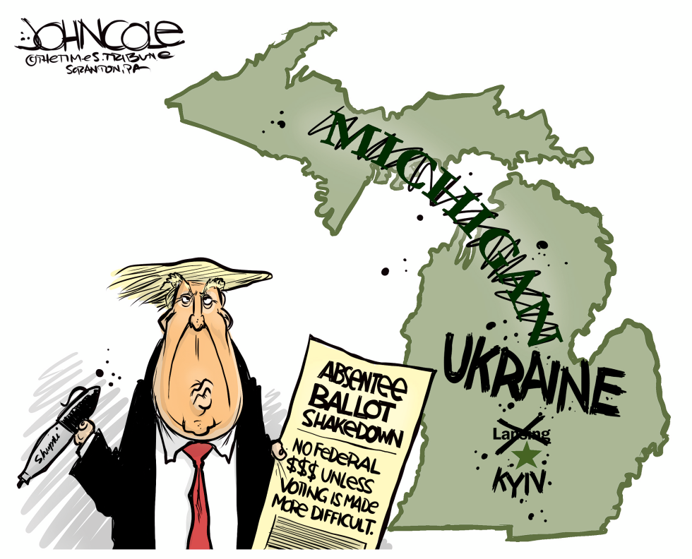 Trump absentee ballot shakedown