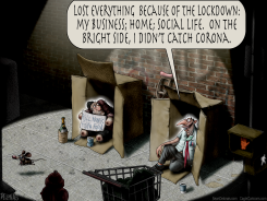 CORONAVIRUS LOCKDOWN by Sean Delonas