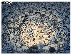 VACCINE HOPES by Steve Sack