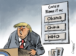 LATEST NEWS ON THE EPIDEMIC by Patrick Chappatte