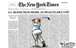 TRUMP'S MEMORIAL by Milt Priggee