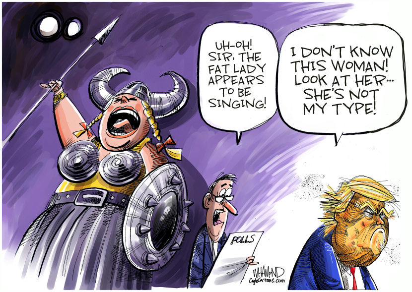 Trump way down in polls