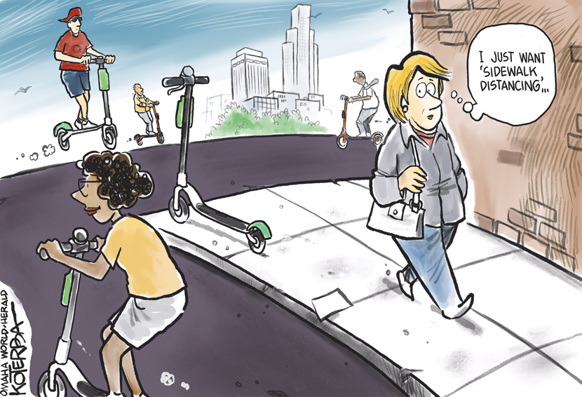 Distancing from Scooters