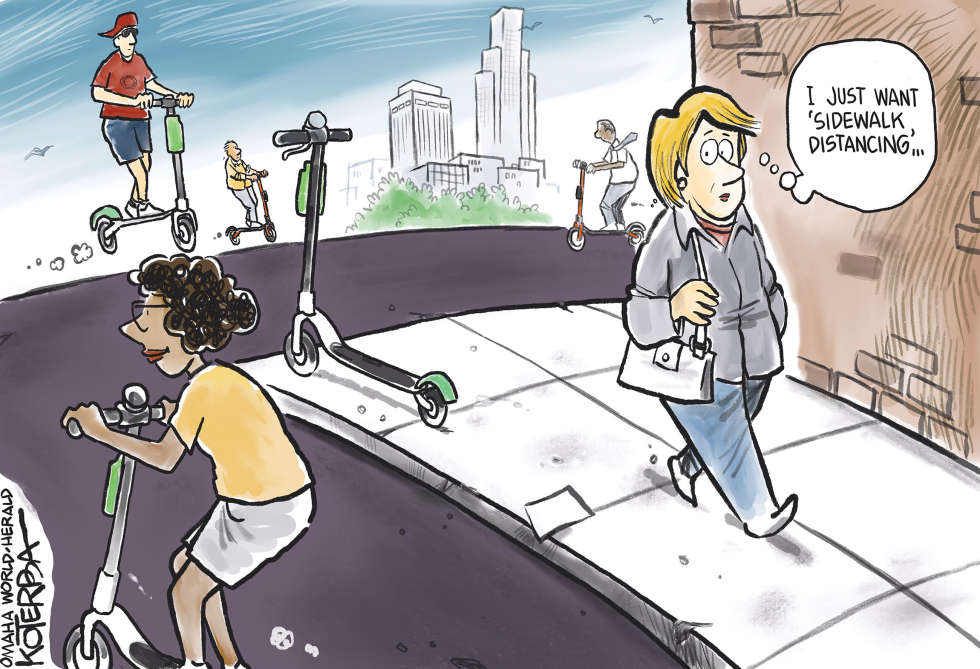 Distancing from Scooters
