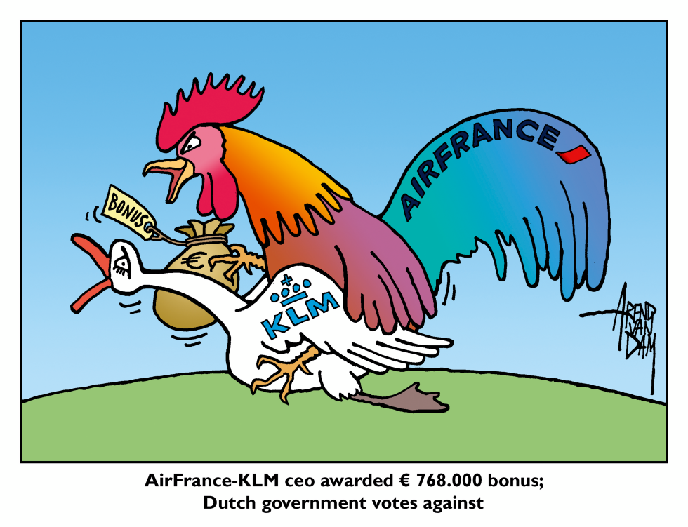 bonus AirFrance ceo