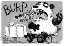 CHINA EATS HONG KONG by Daryl Cagle