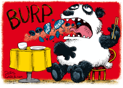 CHINA EATS KONG KONG by Daryl Cagle