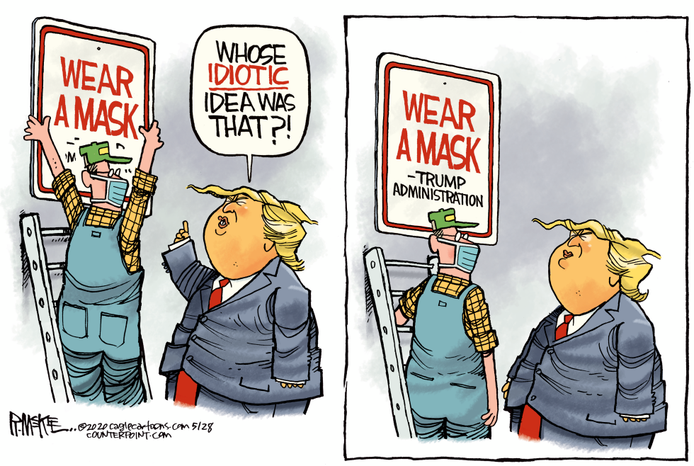 Trump Mask Sign