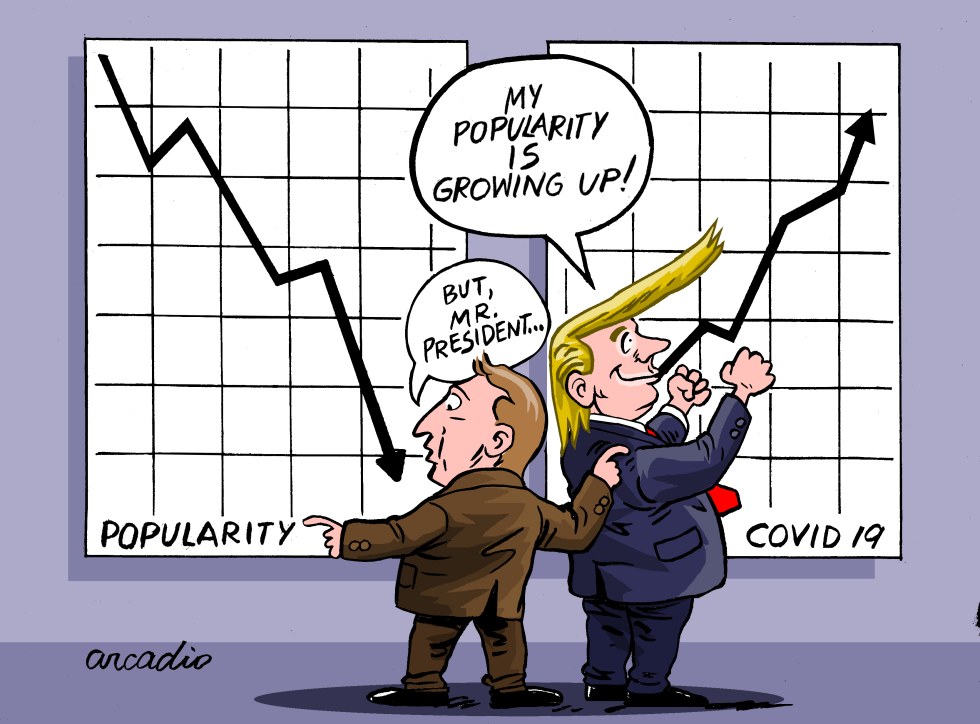 Trump's popularity.