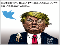 DT'S LATEST FRONT by Terry Mosher