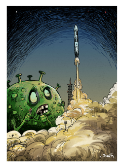 DRAGON CREW LAUNCH by Dario Castillejos