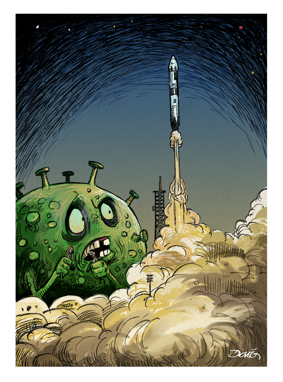 Dragon Crew launch