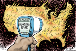 PROTEST RAGE by Joe Heller