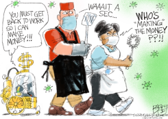 NON-ESSENTIAL BILLIONAIRES by Pat Bagley