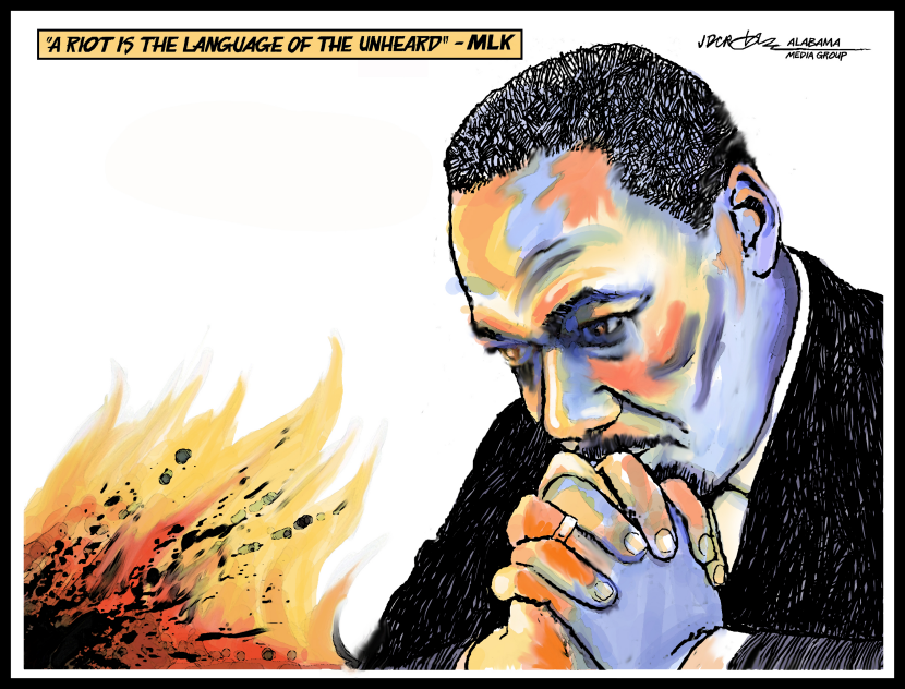 MLK George Floyd Riots