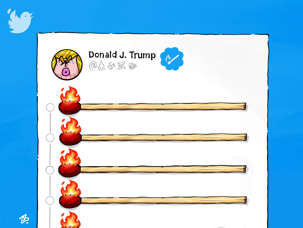 Trump the fire starter