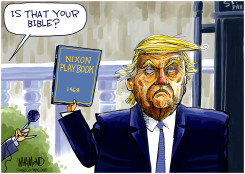TRUMP'S BIBLE by Dave Whamond