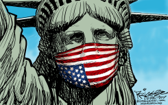 AMERICA'S MASK by Milt Priggee