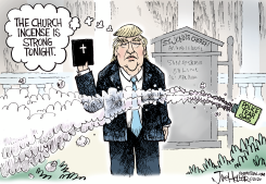 TRUMP CHURCH by Joe Heller
