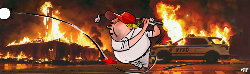 Golfing Trump
