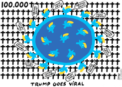 TRUMP TWITTER ROW by Schot