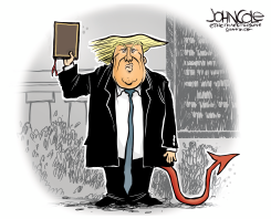 TRUMP'S BIBLE STUNT by John Cole