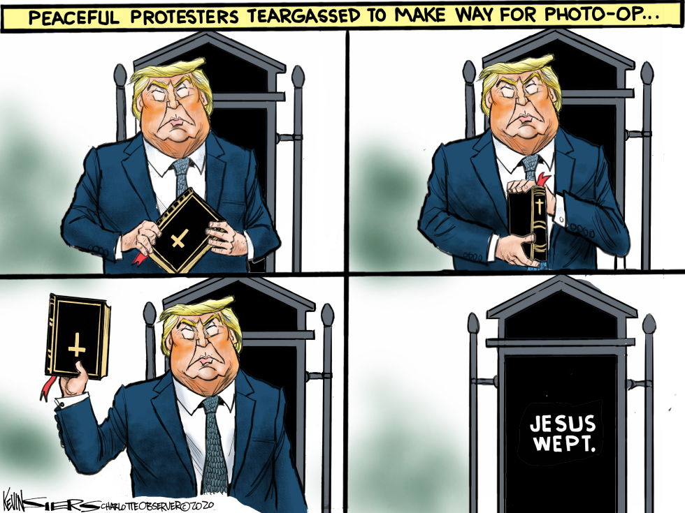 Trump Bible Photo-op