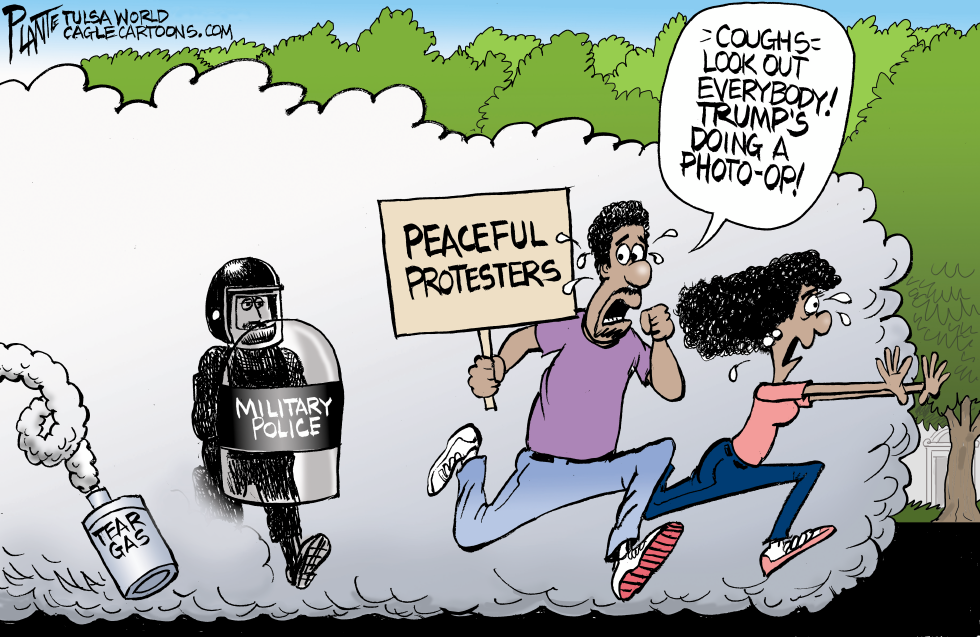 All for Trump's photo-op