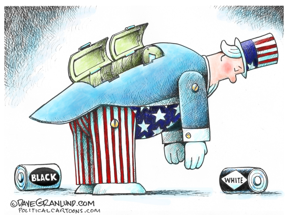 USA Black and White
