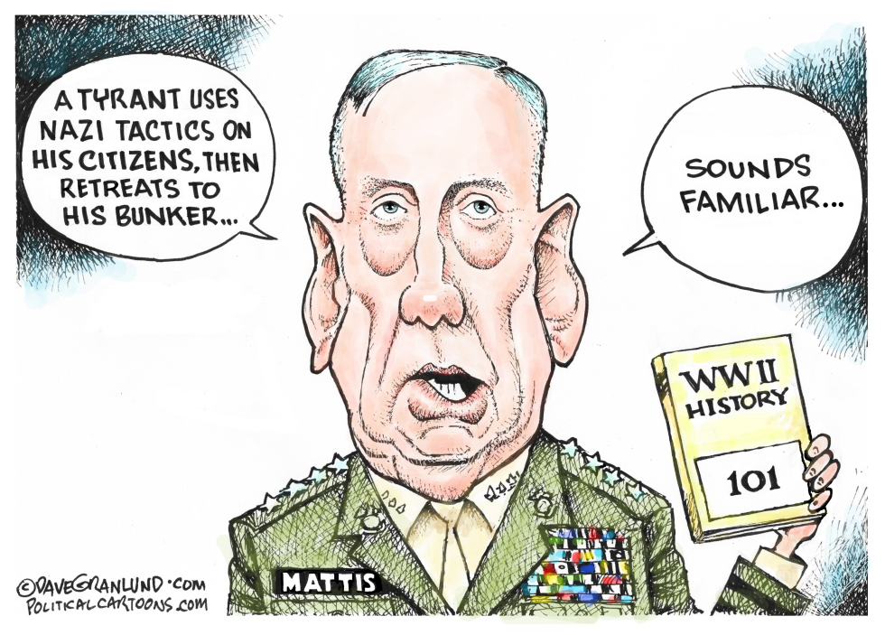 Gen Mattis vs Trump tactics