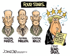 TRUMP SEES STARS by John Cole