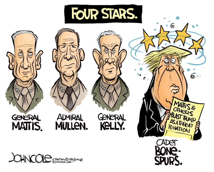 Trump sees stars