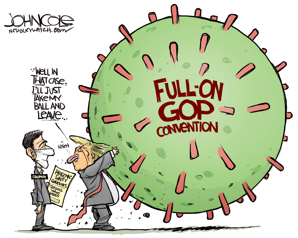 LOCAL NC -- Trump cancels Charlotte GOP convention