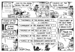 TAKING THE GAP by Zapiro