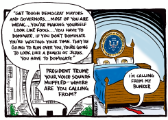 TRUMPS REACTION TO THE RIOTS by Ingrid Rice