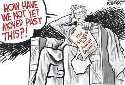 THE STRUGGLE FOR RACIAL EQUALITY  by Jeff Koterba