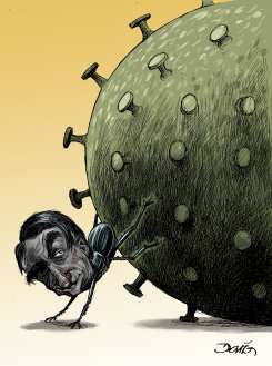 BOLSONARO MANAGING THE PANDEMIC by Dario Castillejos