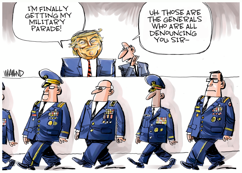 Trump gets his military parade