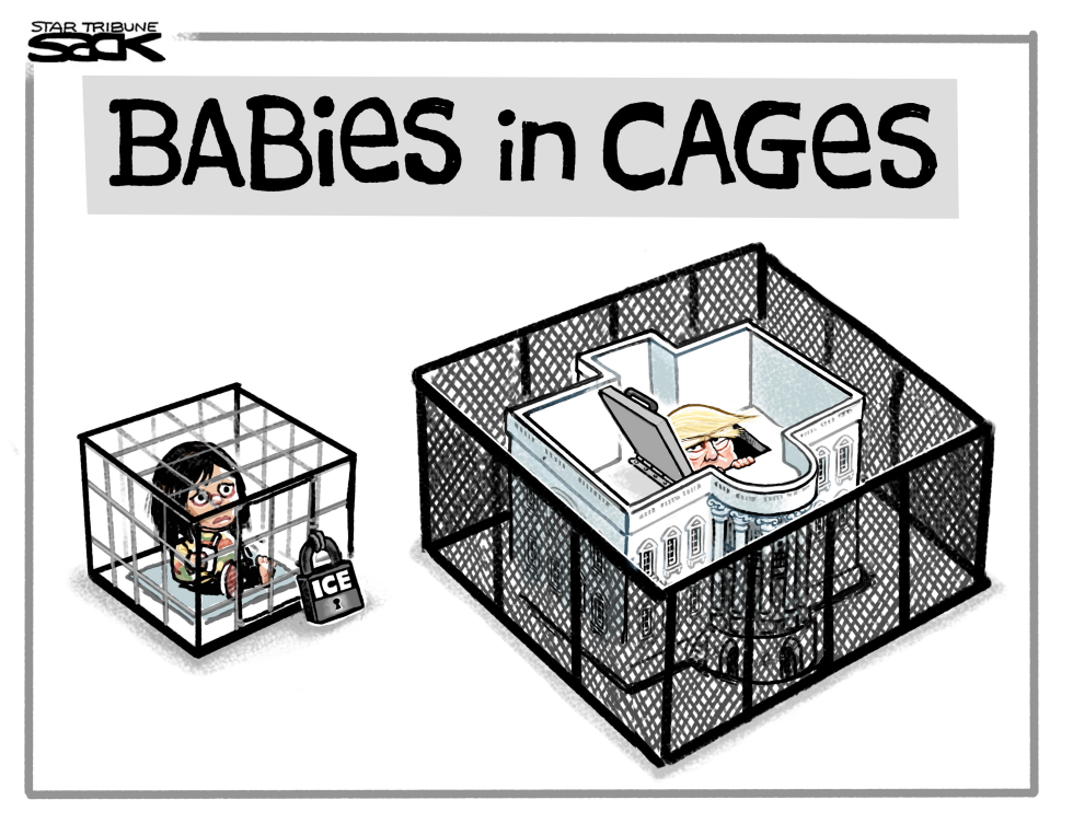 Babies in Cages