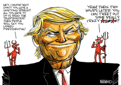 TRUMP ADVICE by Dave Whamond